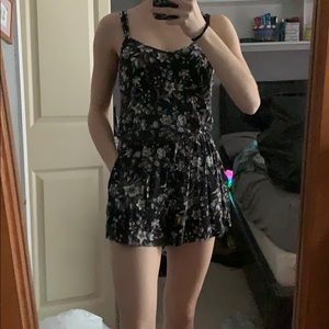 American Eagle floral romper